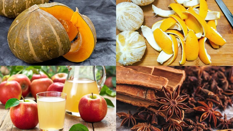 Nguyên liệu món ăn 5 cách làm nước ép bí đỏ