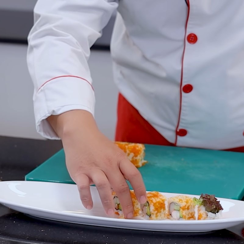 Bước 4 Hoàn thành Maki sushi