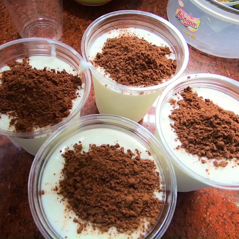Bước 4 Hoàn thành Sinh tố ca cao dừa