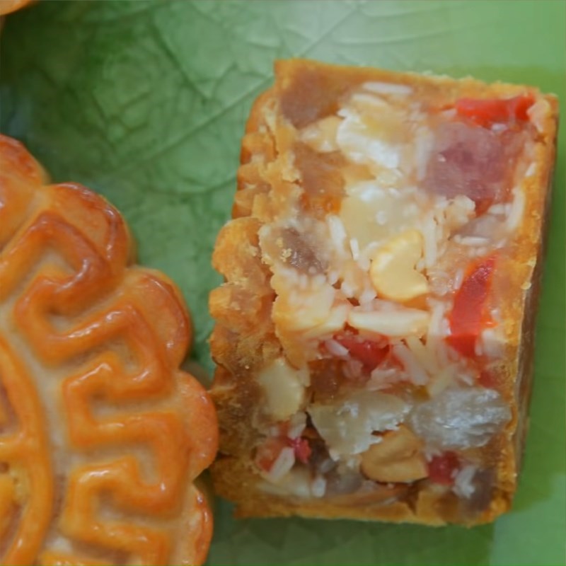 Bước 6 Thành phẩm Bánh trung thu thập cẩm