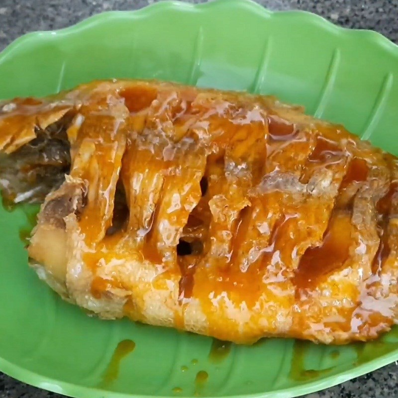 Bước 4 Hoàn thành Cá diêu hồng sốt me