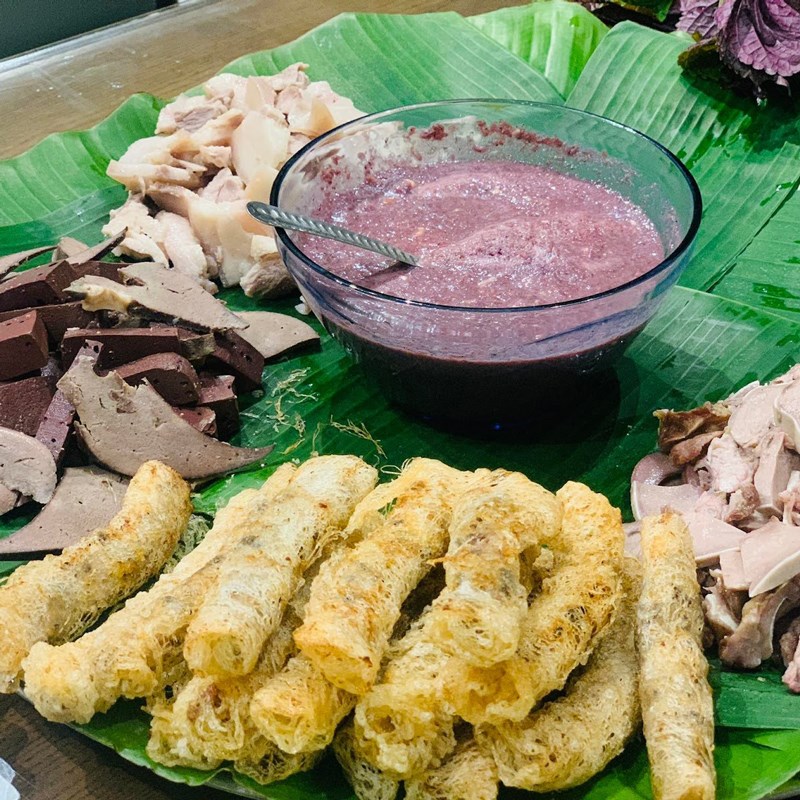 Bước 6 Hoàn thành Bún đậu mắm tôm