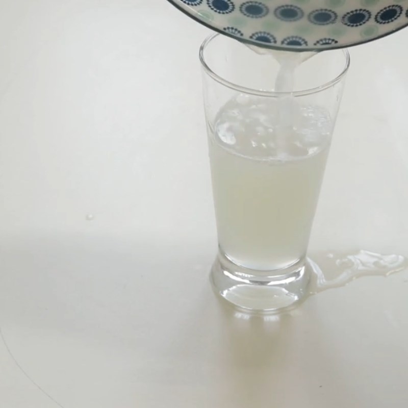 Bước 3 Hoàn thành Nước ép củ cải trắng chanh mật ong