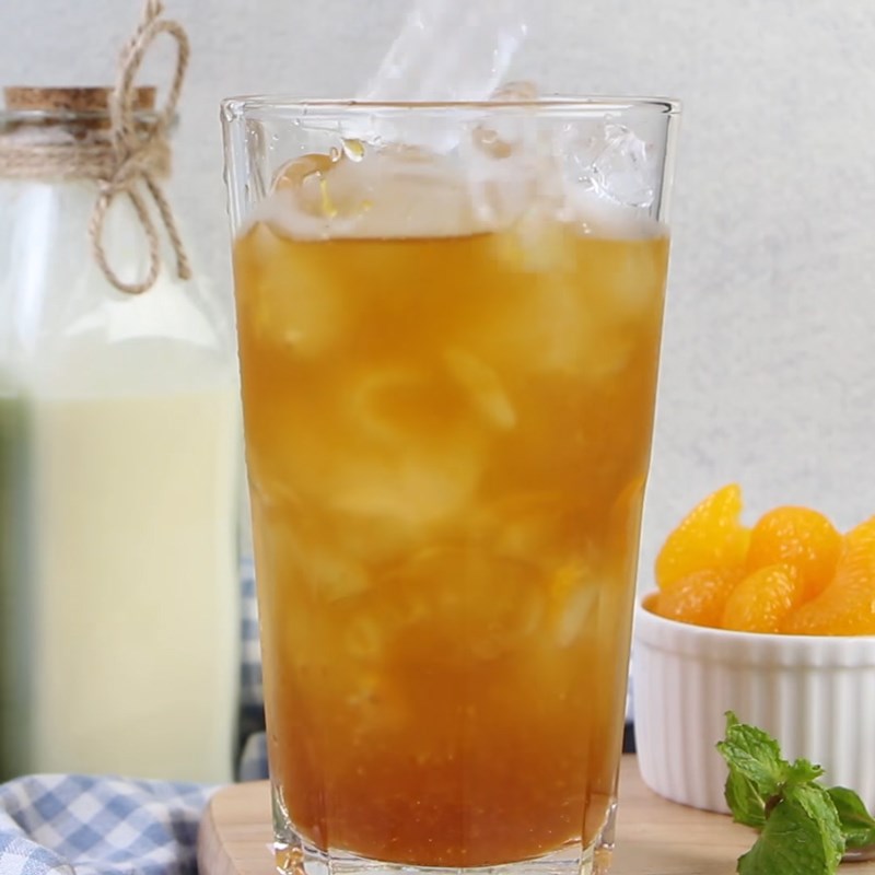 Bước 4 Hoàn thành Trà sữa thạch cam