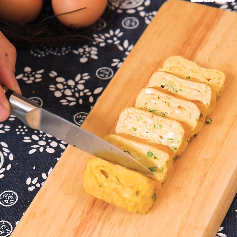 Bước 4 Hoàn thành Trứng cuộn Hàn Quốc đơn giản