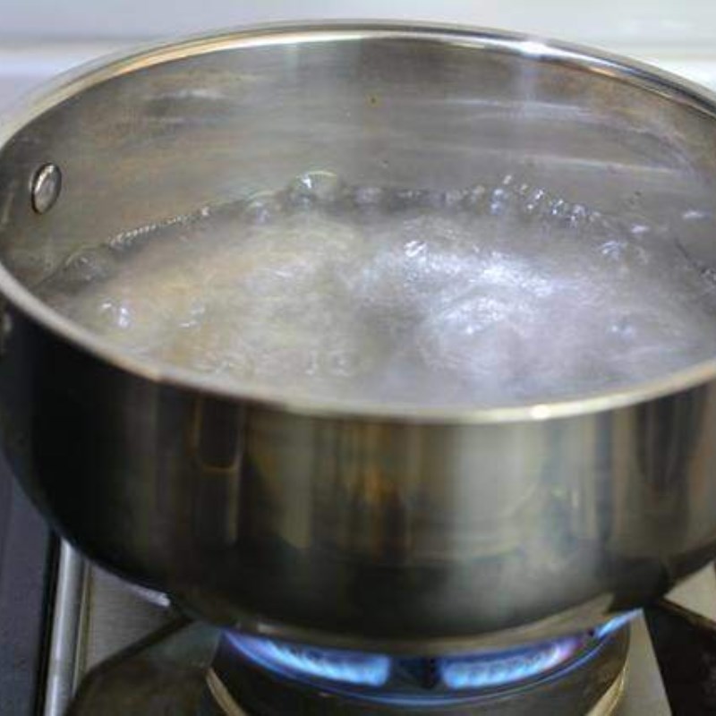 Bước 6 Trụng hủ tiếu Hủ tiếu hoành thánh chay