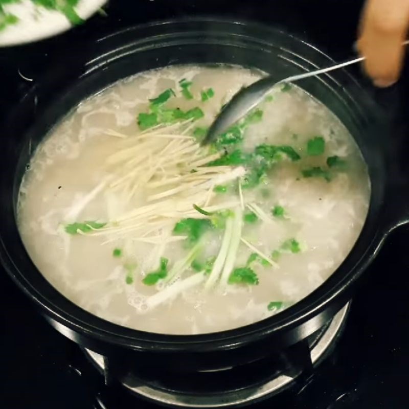 Bước 4 Hoàn thành Cháo ngao truyền thống