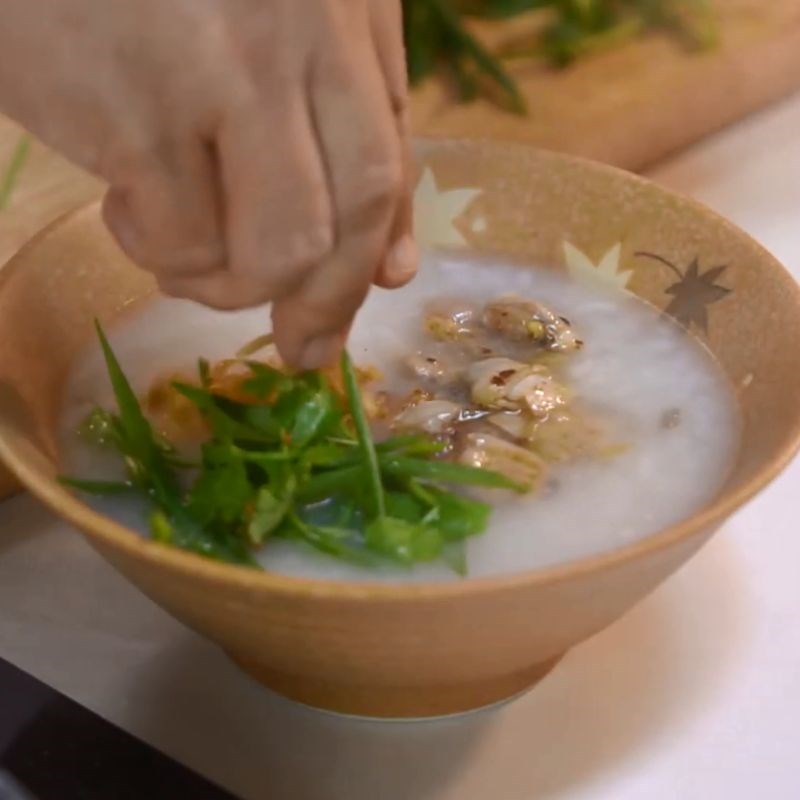 Bước 4 Hoàn thành Cháo ngao chuẩn xứ Nghệ