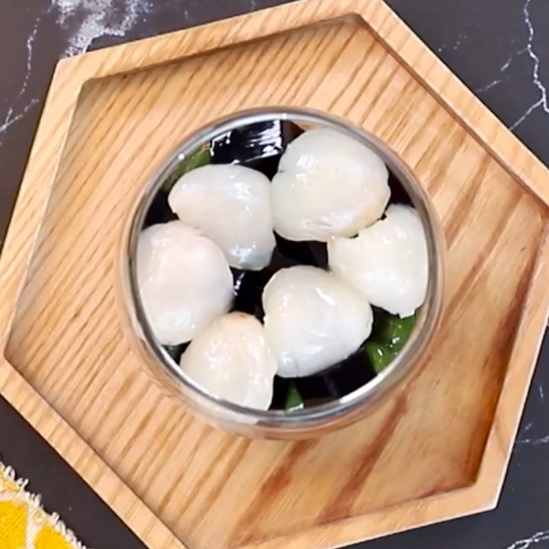 Bước 4 Hoàn thành Chè nếp cẩm sữa chua trân châu