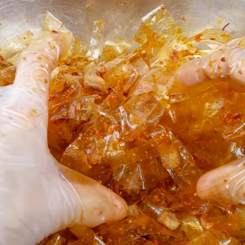 Bước 3 Hoàn thành Bánh tráng sa tế Long An
