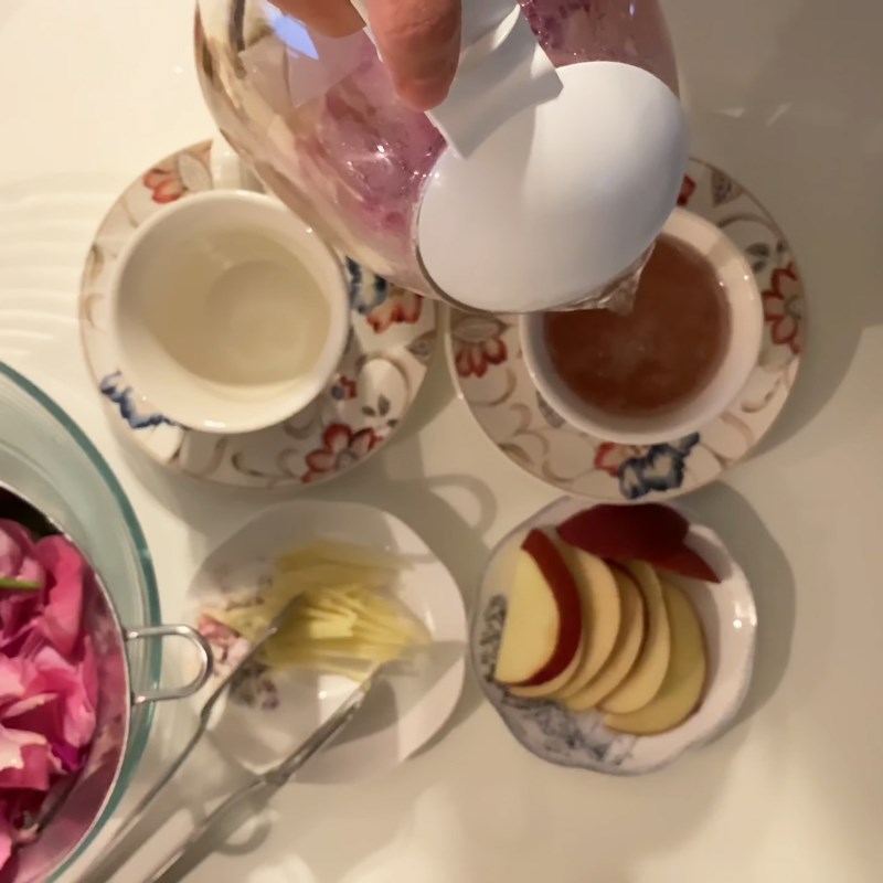 Bước 3 Hoàn thành Trà hoa hồng tươi