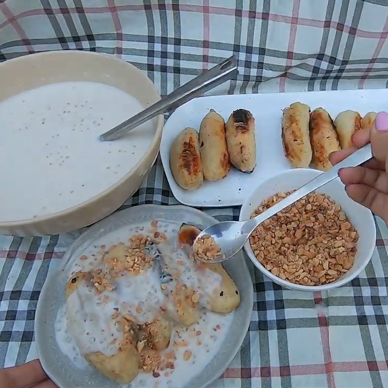 Bước 4 Hoàn thành Chuối nướng nước cốt dừa