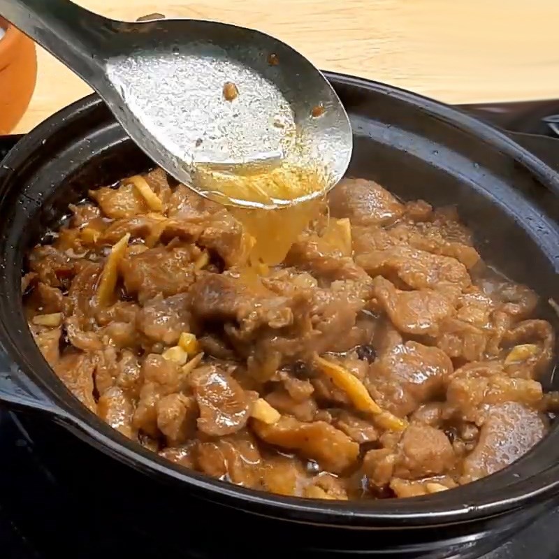 Bước 5 Hoàn thành Thịt heo kho gừng