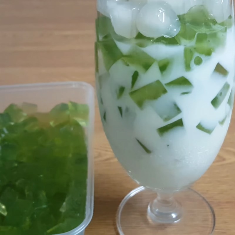 Bước 5 Hoàn thành Sữa chua thạch lá nếp trân châu