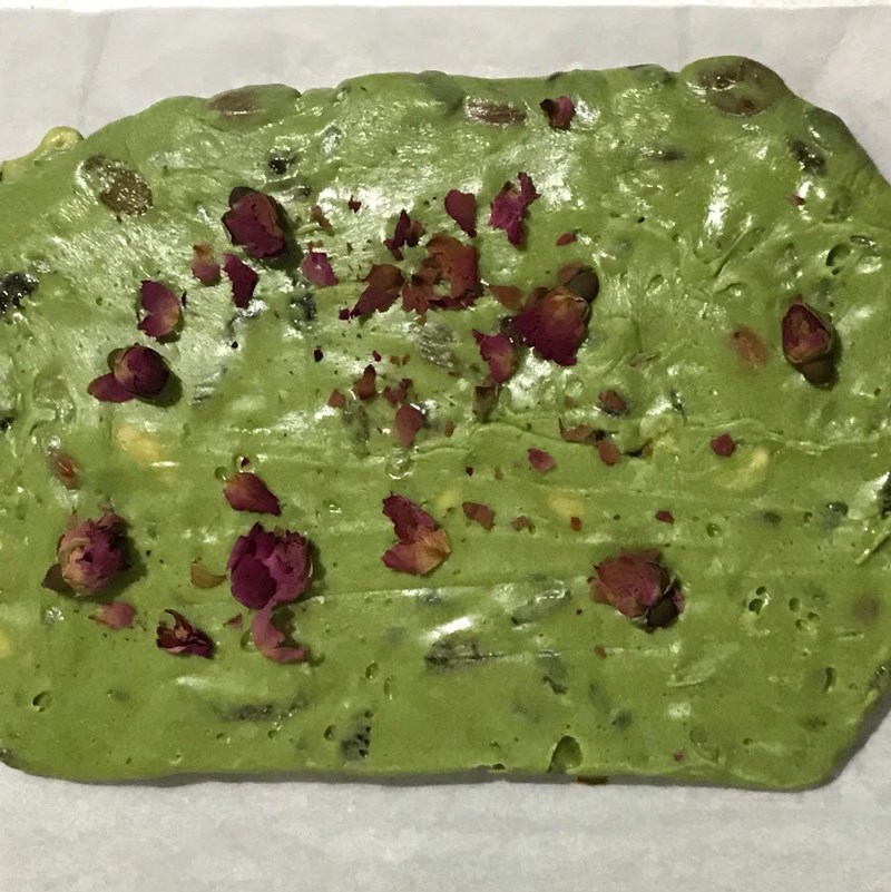 Bước 4 Hoàn thành Kẹo nougat trà xanh - socola