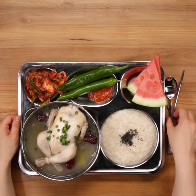 Bước 5 Hoàn thành Gà hầm baeksuk