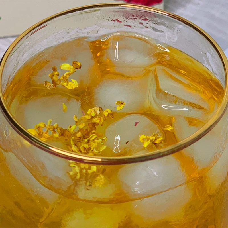 Bước 3 Thành phẩm Trà hoa hồng quế hoa mật ong