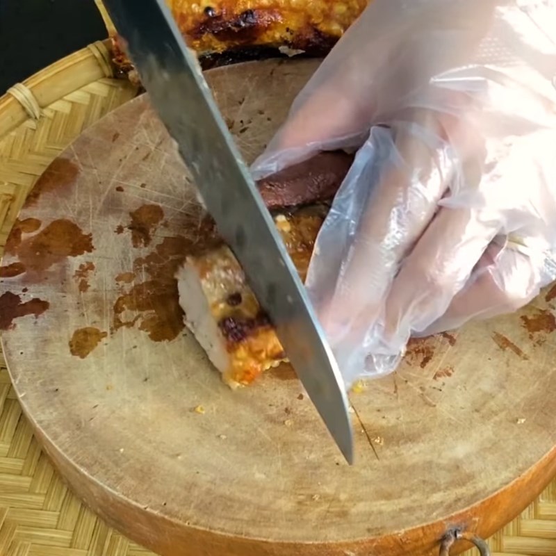Bước 4 Hoàn thành Bún mắm nêm thịt quay
