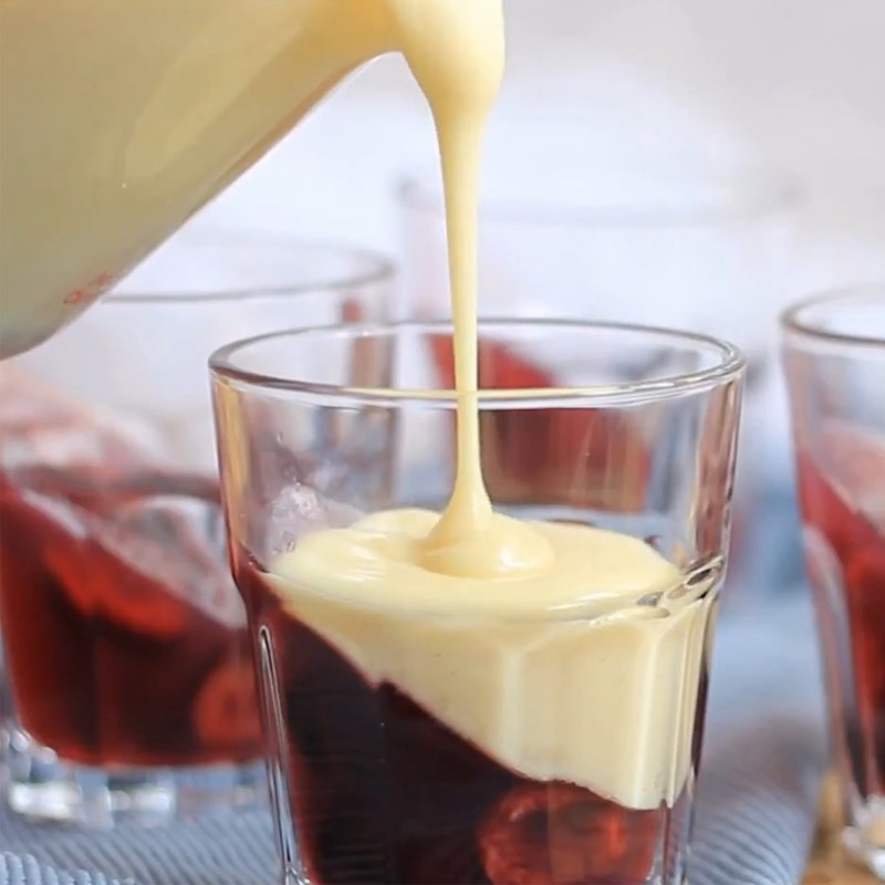 Bước 5 Hoàn thành Pudding cherry vani