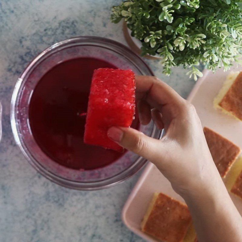 Bước 8 Hoàn thành bánh Bánh Langminton đỏ