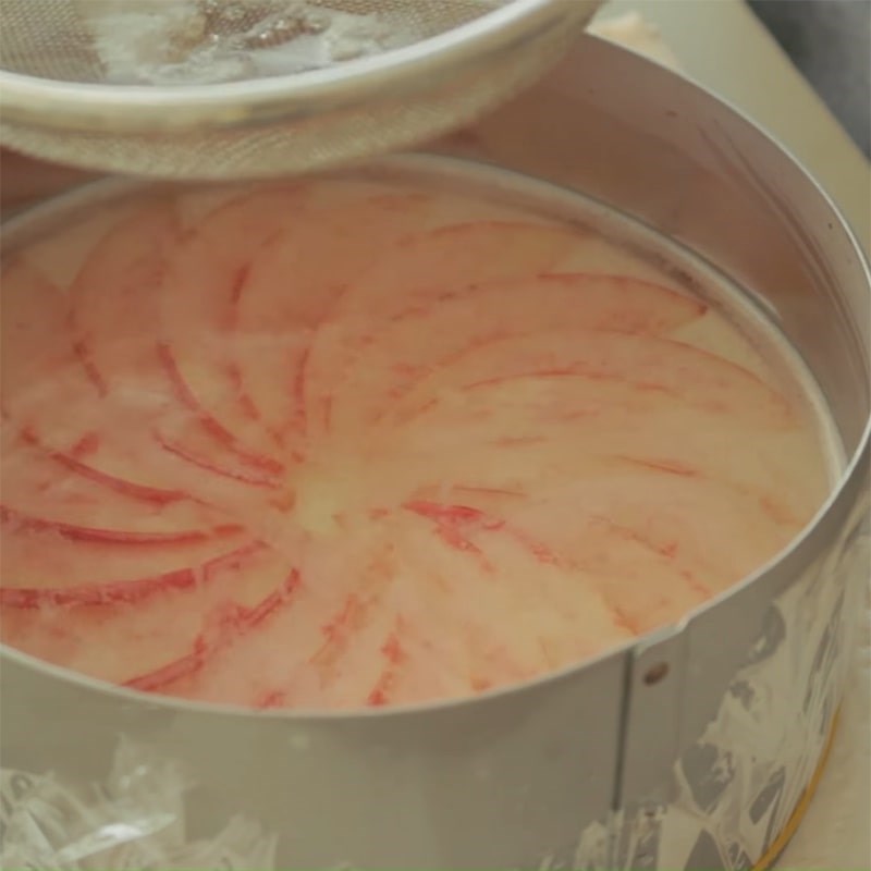 Bước 6 Hoàn thiện món ăn Panna cotta thạch soda đào