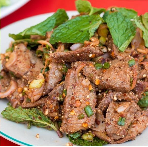 Bước 4 Trộn gỏi Gỏi bò nướng chua ngọt