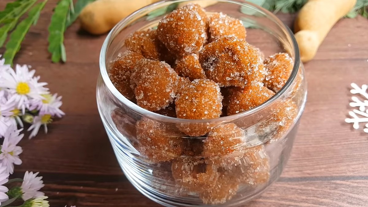 Kẹo mứt me viên chua cay