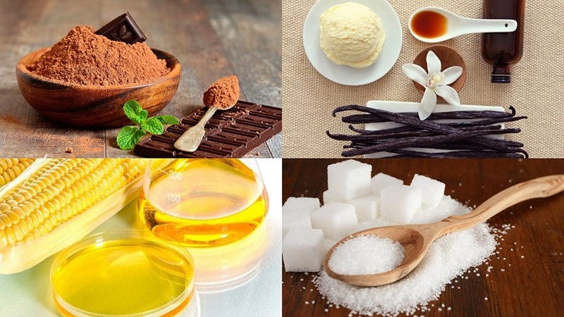 Nguyên liệu món ăn kẹo dẻo marshmallow