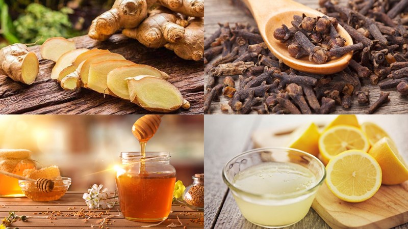Nguyên liệu món ăn kẹo gừng ngậm ho