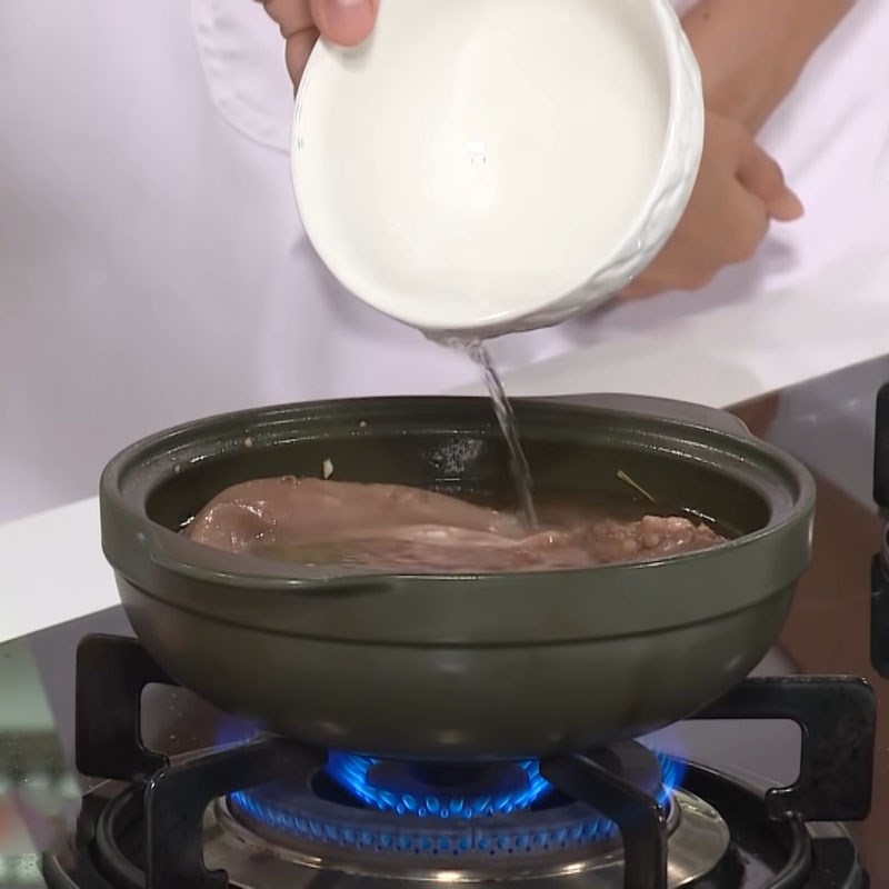 Bước 2 Khìa lưỡi heo Gỏi lưỡi heo kiệu chua