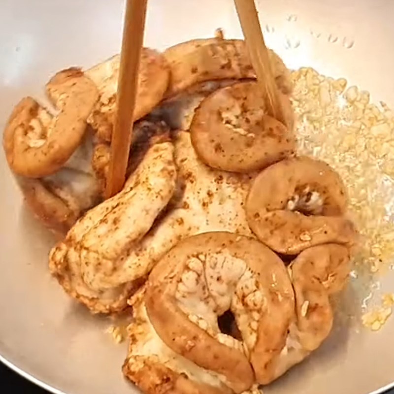 Bước 3 Khìa phèo bò Lòng bò non ( phèo bò) khìa nước dừa