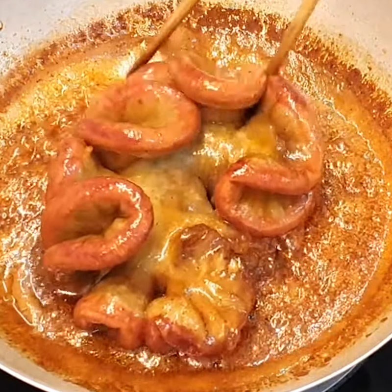 Bước 4 Khìa phèo bò Lòng bò khìa bằng chảo