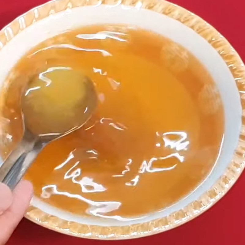 Bước 3 Khìa phèo bò Lòng bò non ( phèo bò) khìa nước dừa