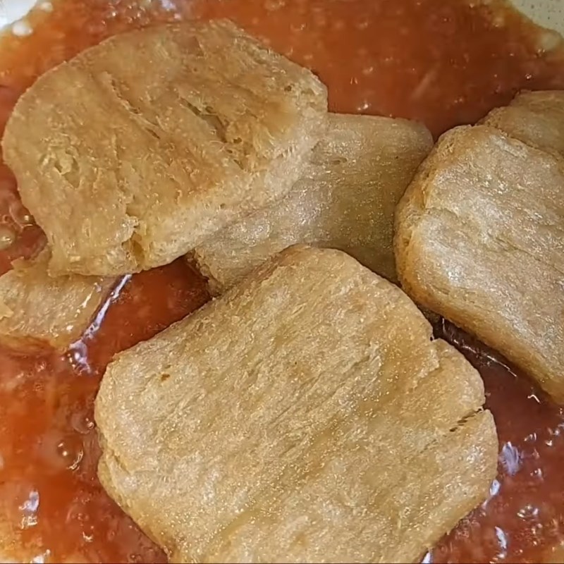 Bước 3 Khìa sườn non chay Sườn non chay khìa ngũ vị