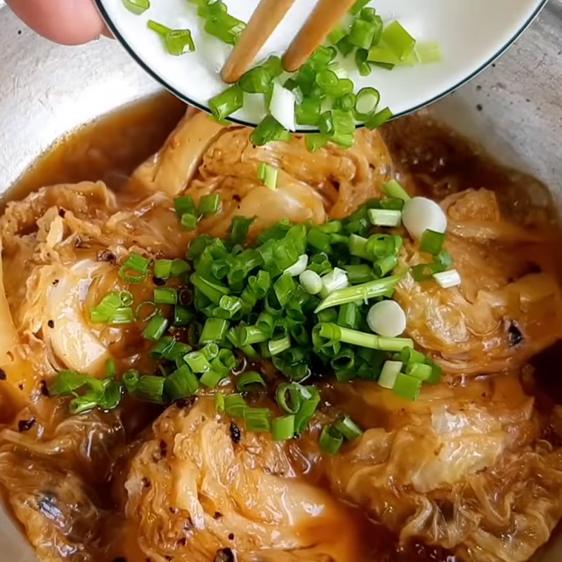Bước 4 Kho bắp cải Bắp cải kho tiêu