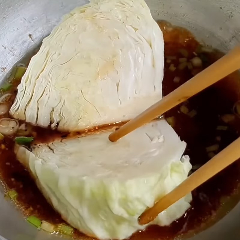 Bước 4 Kho bắp cải Bắp cải kho tiêu