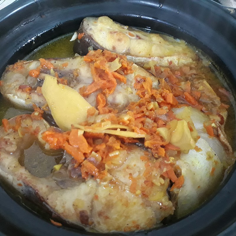Bước 4 Kho cá Cá hú kho nghệ