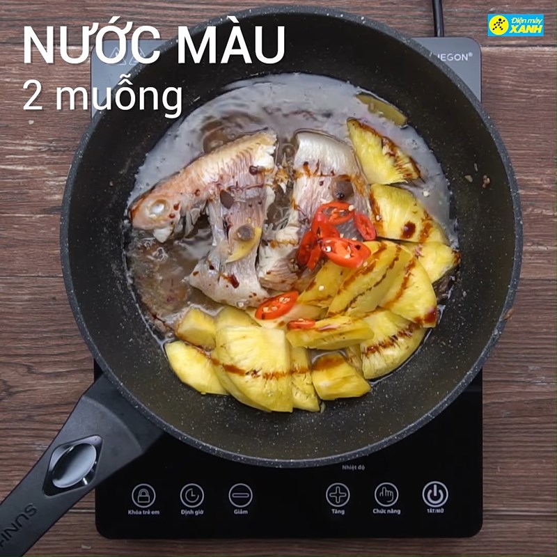 Bước 2 Kho cá Cá diêu hồng kho thơm