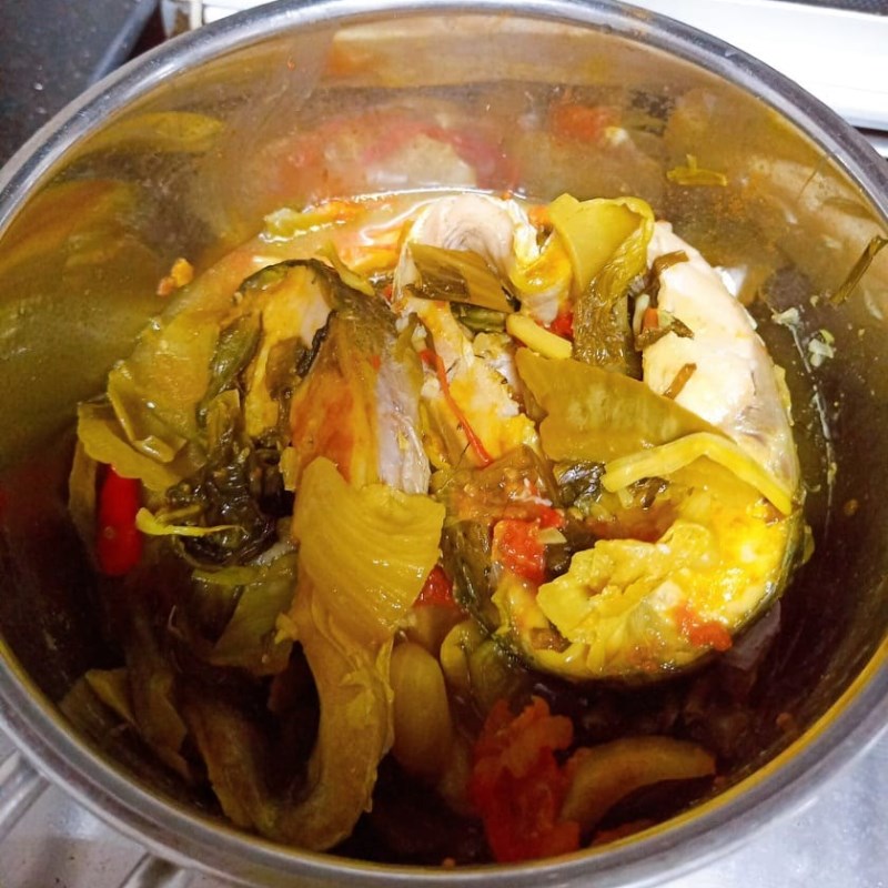 Bước 3 Kho cá Cá trắm kho dưa