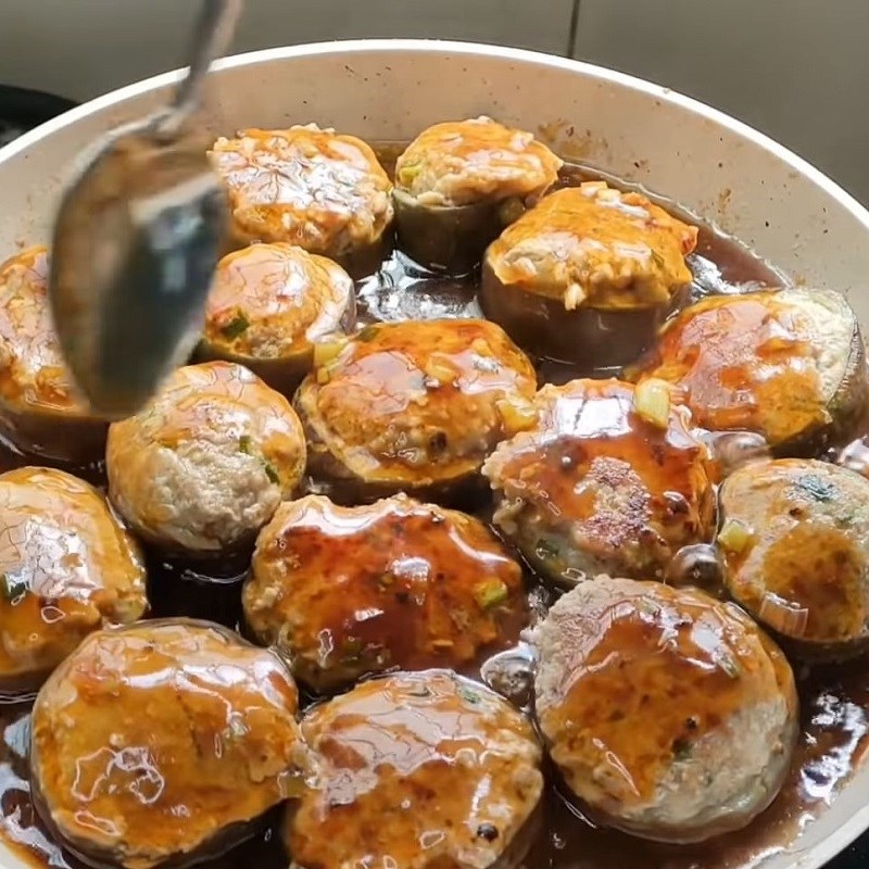 Bước 5 Kho cà tím Cà tím nhồi thịt kho