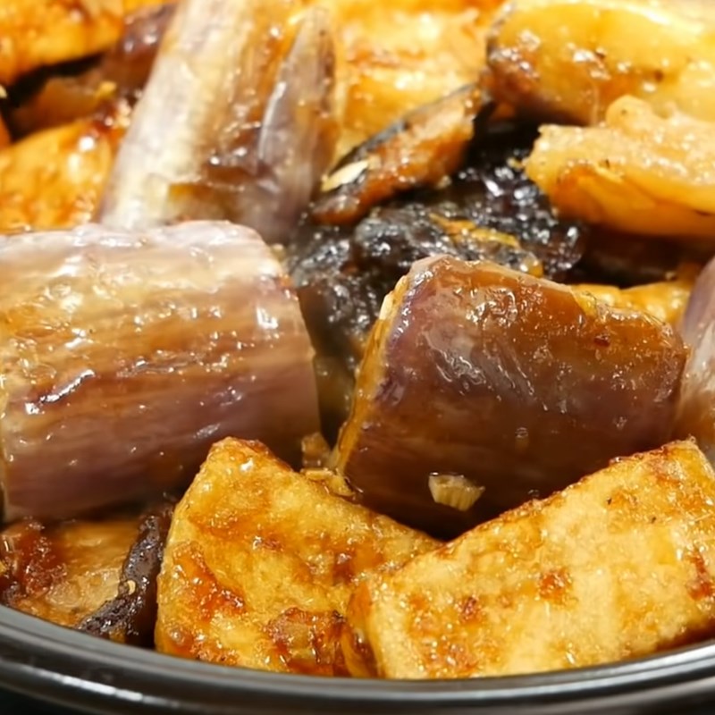 Bước 5 Kho cà tím Cà tím kho tộ chay