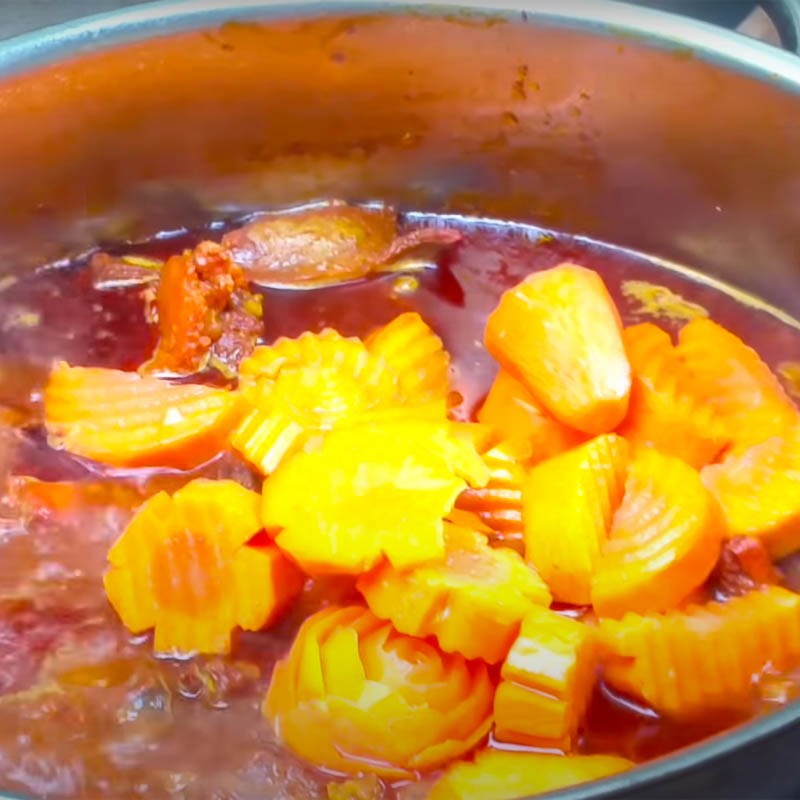 Bước 5 Kho lưỡi bò Lưỡi bò kho cà rốt