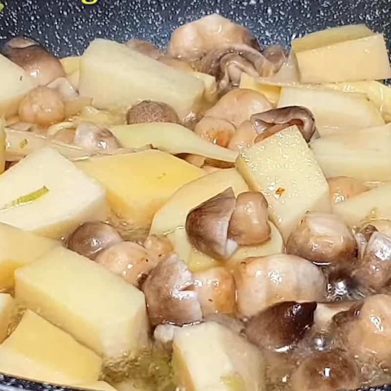 Bước 4 Kho măng Măng kho đậu hũ
