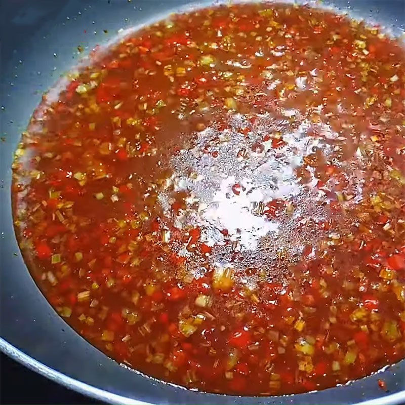 Bước 3 Kho tàu hũ ky với nước sốt Tàu hũ ky kho mắm me