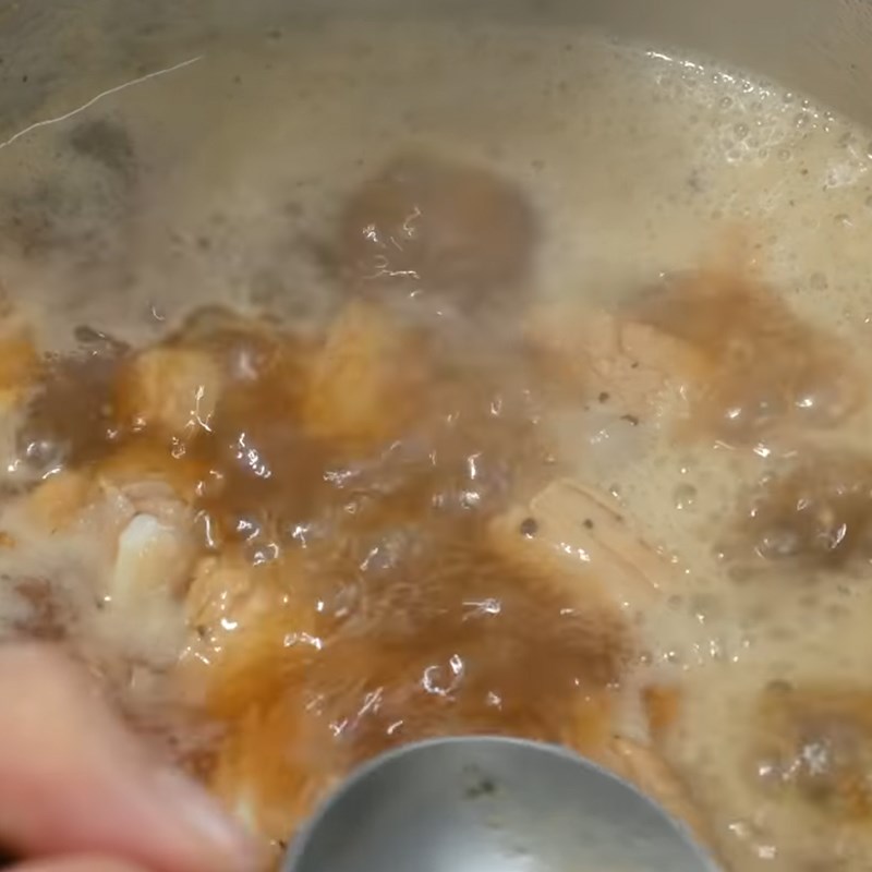 Bước 5 Kho món ăn Thịt kho trám đen