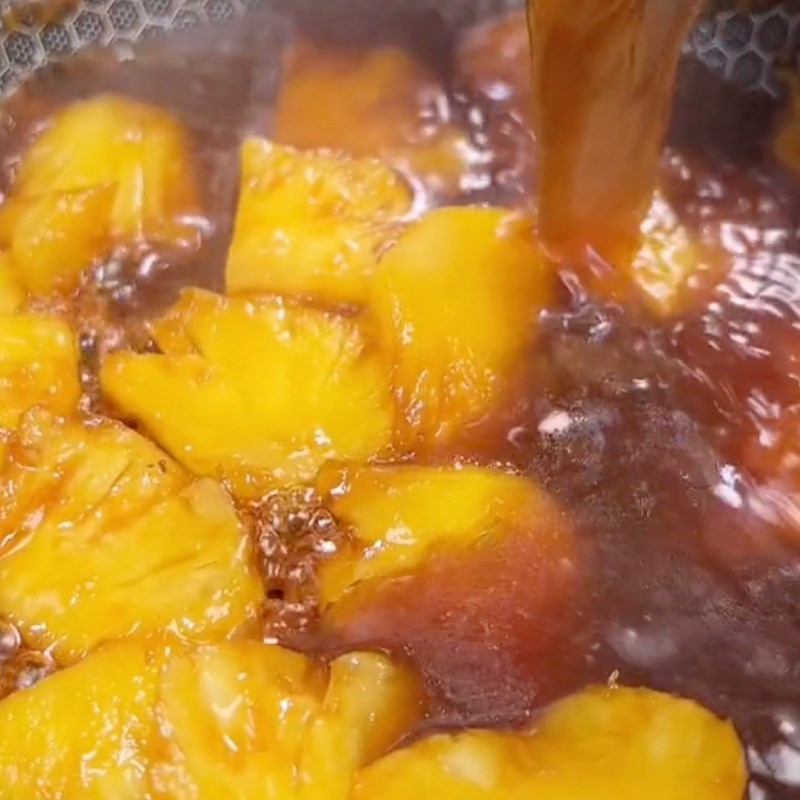 Bước 4 Kho nấm đông cô với thơm Nấm đông cô kho thơm (Công thức được chia sẻ bởi Tiktok Bếp chay XANH)