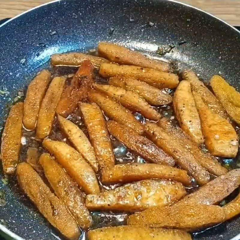 Bước 4 Kho sườn non chay Sườn non chay kho tiêu
