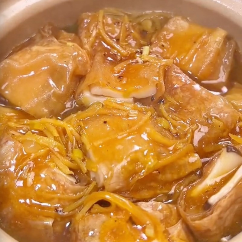 Bước 5 Kho tàu hũ ky Tàu hũ ky kho gừng