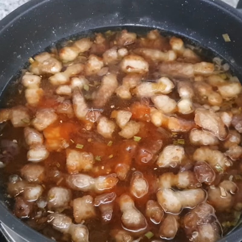 Bước 3 Kho thịt Thịt kho quẹt