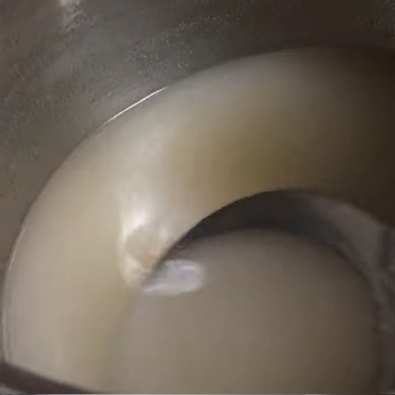 Bước 3 Pha và nấu rau câu Nem chua chay làm từ đu đủ